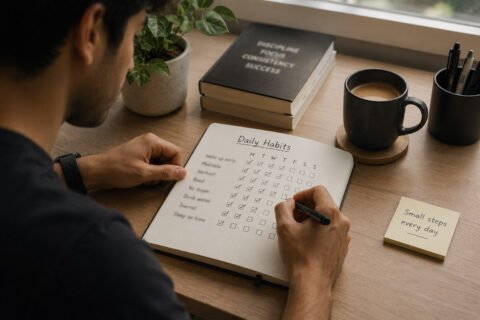 A-person-checking-off-a-daily-habit-tracker