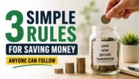 3 Simple Rules For Saving Money